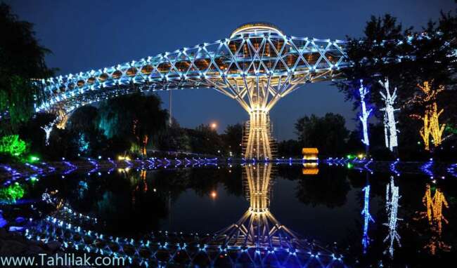 پل طبیعت تهران نماد بزرگ و زیبای پایتخت