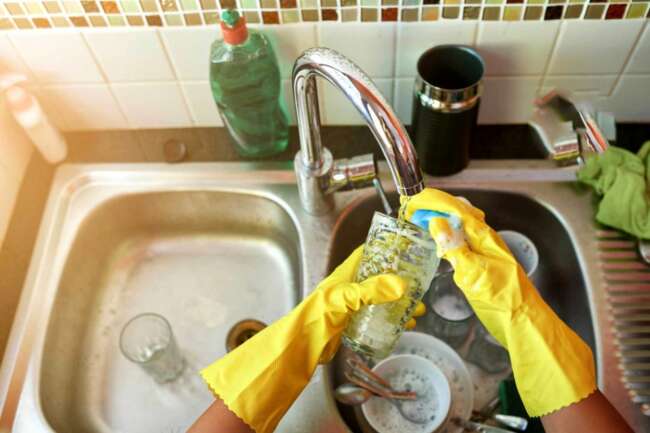 موارد منع استفاده از مایع ظرفشویی