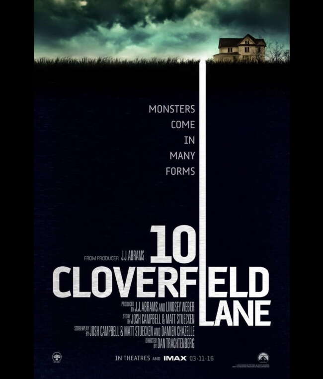 شماره 10 خیابان کلاورفیلد - 10 cloverfield lane