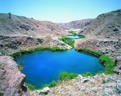 دریاچه دوقلوی سیاه گاو آبدانان