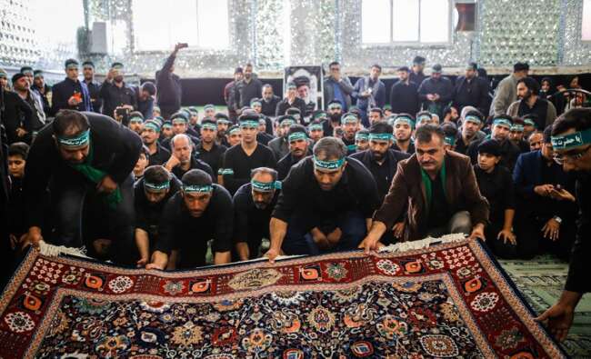 Qalishuyan carpet washing ritual Mashhad e Ardahal Iran 1