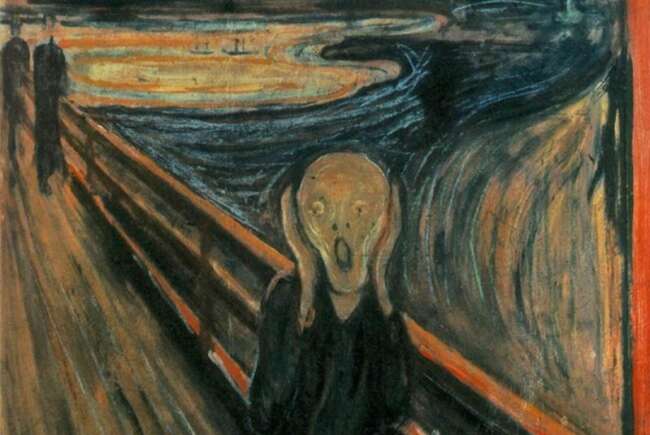 معروف ترین نقاشی های جهان «جیغ» ادوارد مونک