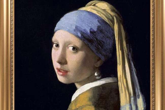 معروف ترین نقاشی های جهان «دختری با گوشواره مروارید» یوهانس ورمیر