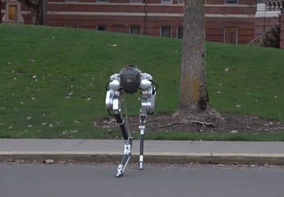 ربات دو پای نابینا / اسکیت سواری «کیسی» بدون سر