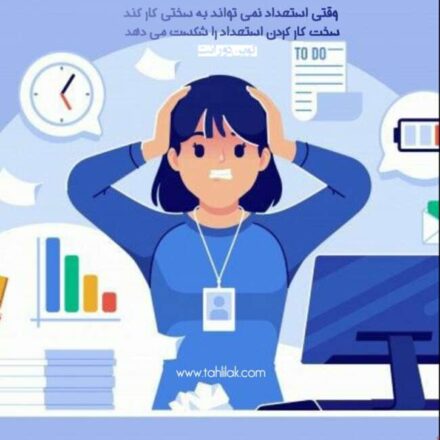 عکس انگیزشی سخت کار کنید تا استعدادهایتان قوی شوند