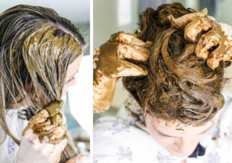 استفاده از حنا برای مو - خواص حنا برای مو - رنگ کردن مو با حنا - رنگ کردن موی سر با حنا