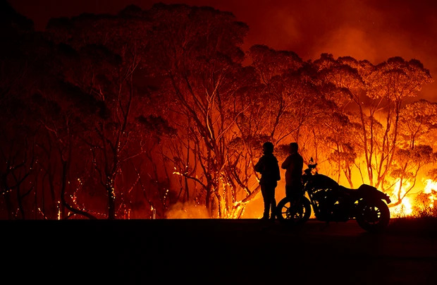 بهترین تصاویر علمی سال 2020 آتش سوزی در استرالیا