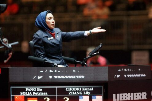 قضاوت داور زن ایران در المپیک ۲۰۲۰ توکیو