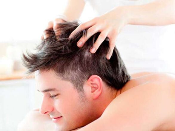 تاثیر ماساژ سر برای رشد مو