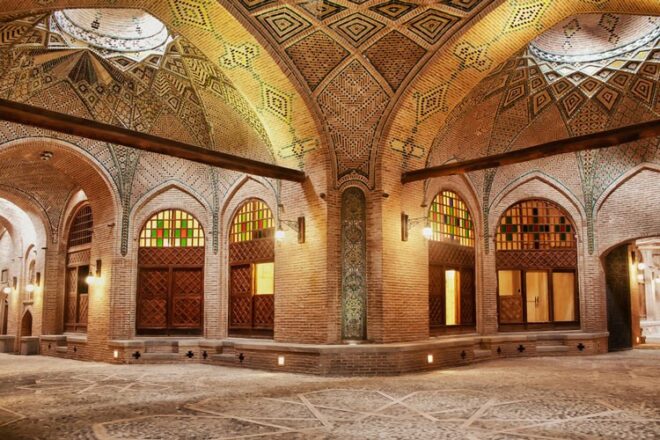 معرفی سرای سعدالسلطنه قزوین 3 سرای سعدالسلطنه قزوین