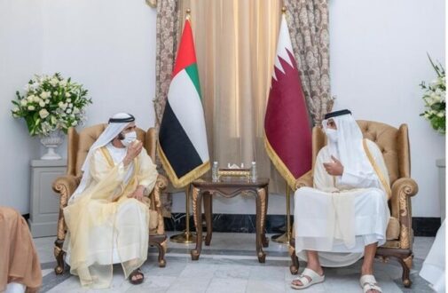 نخستین دیدار امیر قطر و حاکم دبی پس از ۴ سال