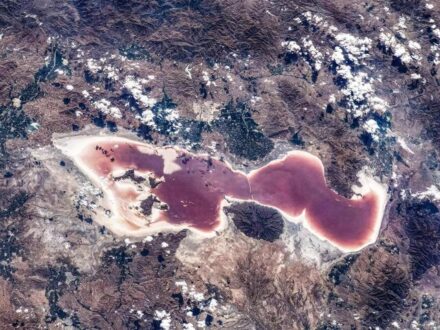 تصویر فضایی خلیج فارس از لنز دوربین فضانوردان چینی