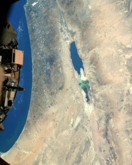 عکس فضانورد مقیم ایستگاه فضایی از «پست‌ترین نقطه زمین»