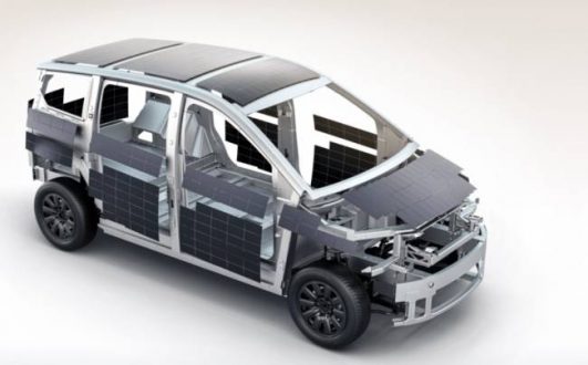 پنل خورشیدی ماشین خورشیدی شرکت سونو موتورز