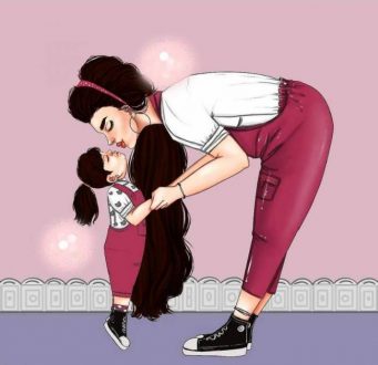 عکس پروفایل مادر و دختر